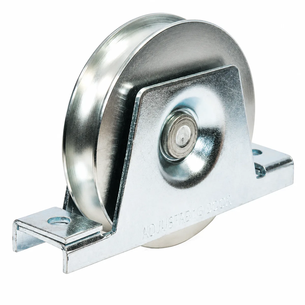 Sliding Gate Wheel 100mm Ø U Groove 2 Bearings - Removeable