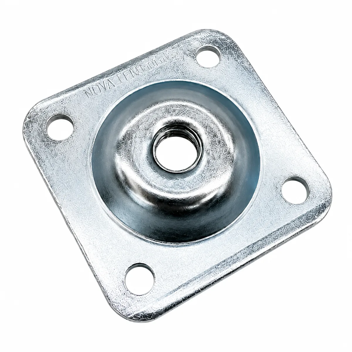 Pratico Bolt-On Hinge Mounting Plate for Pintle Gate Hinge - M12